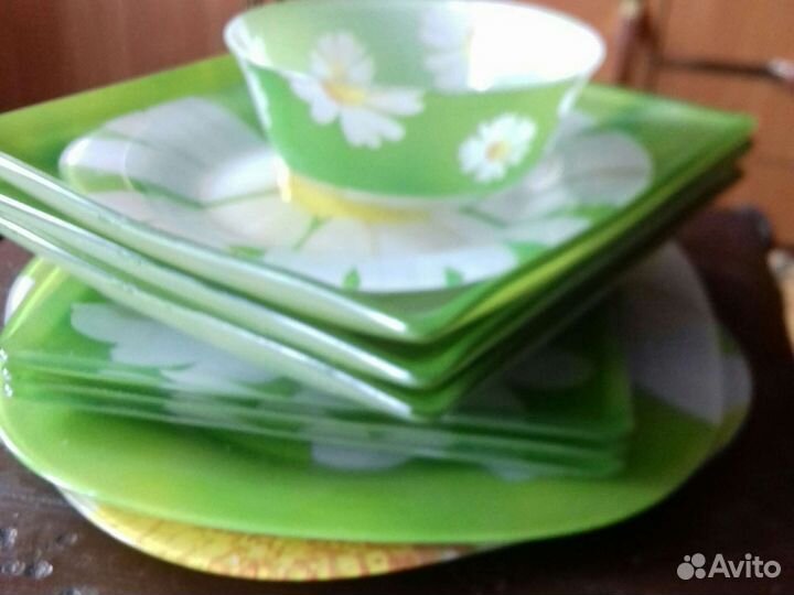 Набор столовой посуды стекло