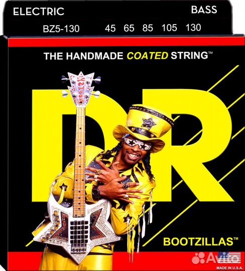 DR BZ5-130 - подписные струны Bootsy Collins для 5