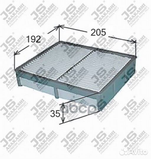 Фильтр воздушный A9206 JS Asakashi