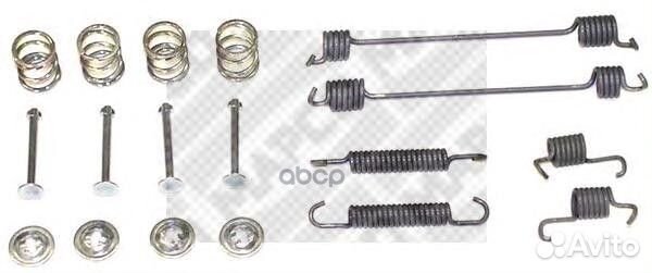 Комплект монтажный торм. колодок peugeot 206 (2