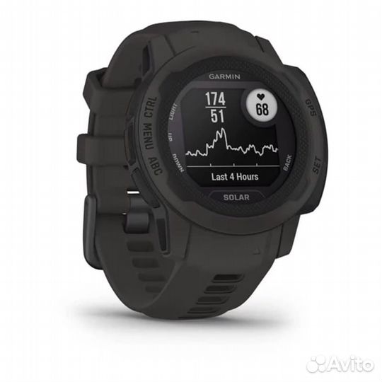 Смарт часы Garmin Instinct 2S Solar Graphite