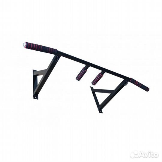 Турник настенный с узким хватом, черный