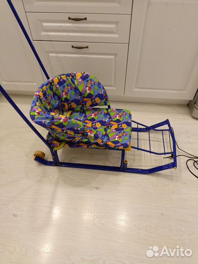 Детские санки с колесами