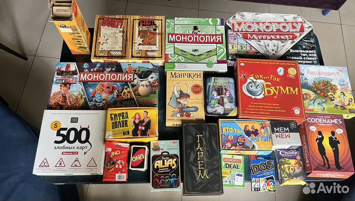 Настольные игры в ассортименте