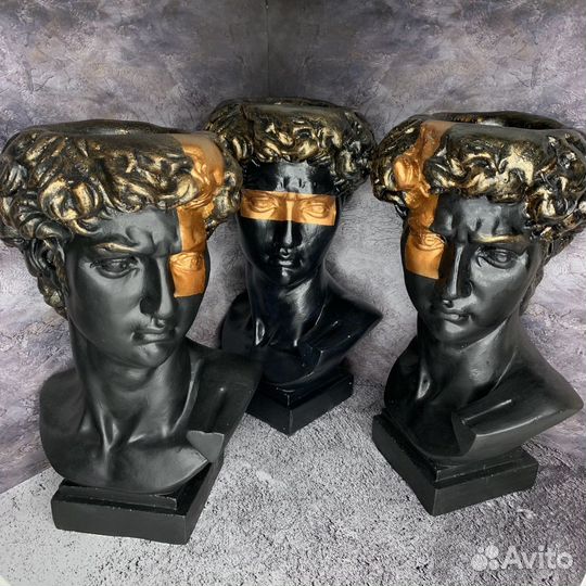 Кашпо «Голова Давида», бюст