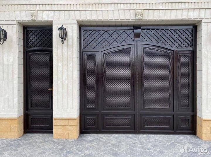 Кованые ворота с установкой y-7568