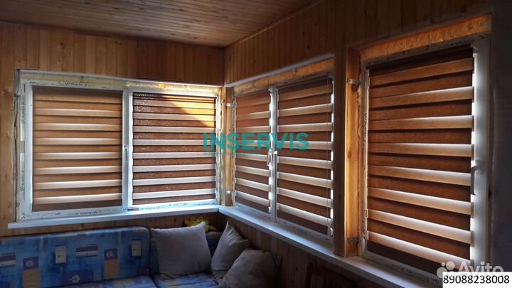 Плиссе жалюзи на двери