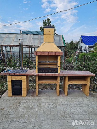 Печь под казан и другие барбекю модули