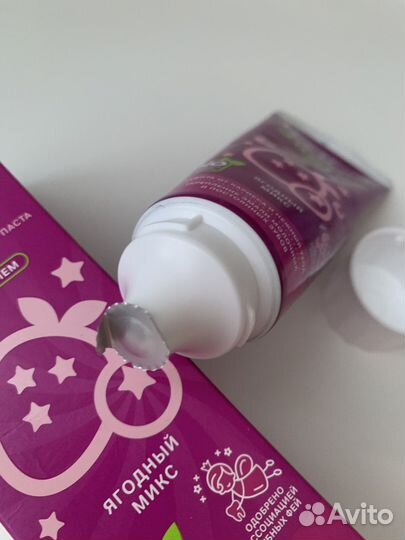 Детская зубная паста rocs