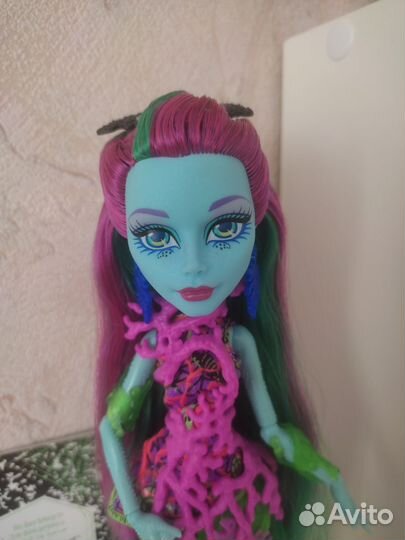 Кукла Монстер Хай monster high Поси Риф