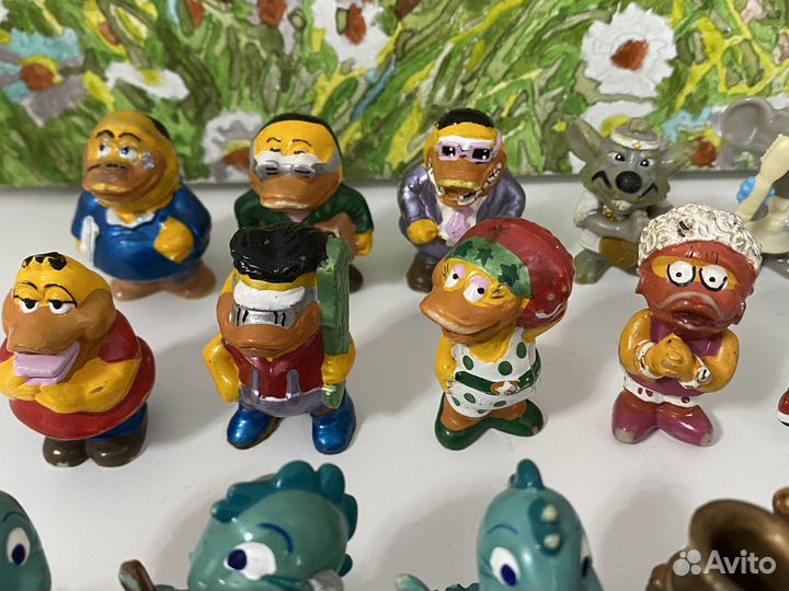 Фигурки Киндер Бегемоты,мыши,утки и тд