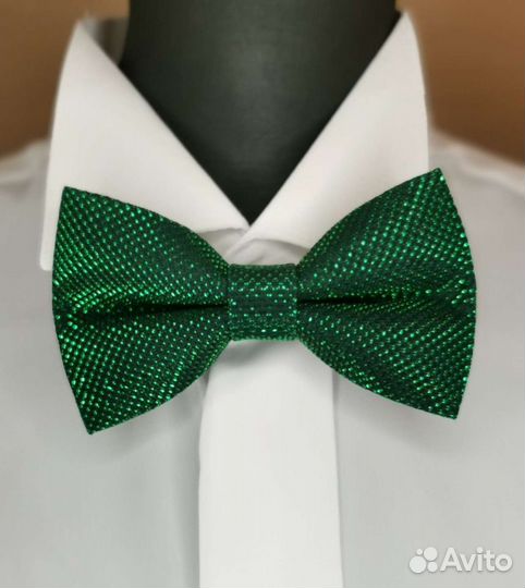 Галстуки бабочки зеленые