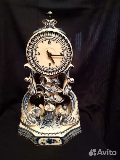 Часы Гжель, лампа,кувшин