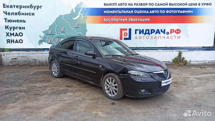 Стекло двери задней левой (форточка) Mazda Mazda3