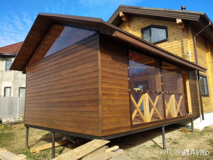 Мягкие окна (гибкое стекло) для беседок