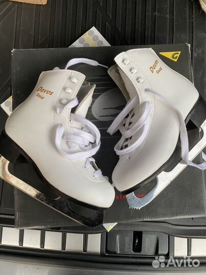 Коньки фигурные детские 34 Graf davos gold