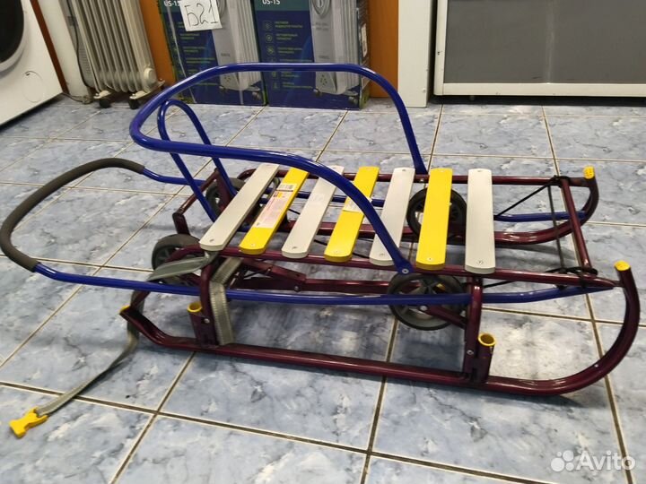 Детские санки коляска