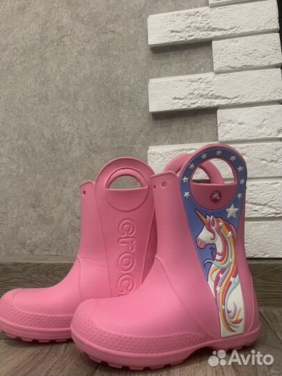 Резиновые сапоги crocs