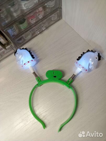 Светящийся ободок лошади