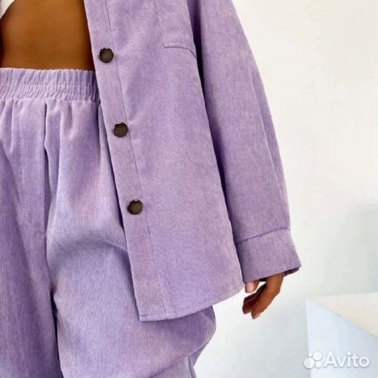 Вельветовый спортивный костюм