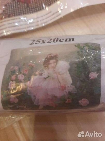 Алмазная мозаика набор ангелочек 20 на 25