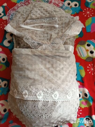 Конверт на выписку для мальчика зима