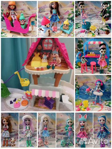 Куклы энчантималс, Enchantimals, Зимние