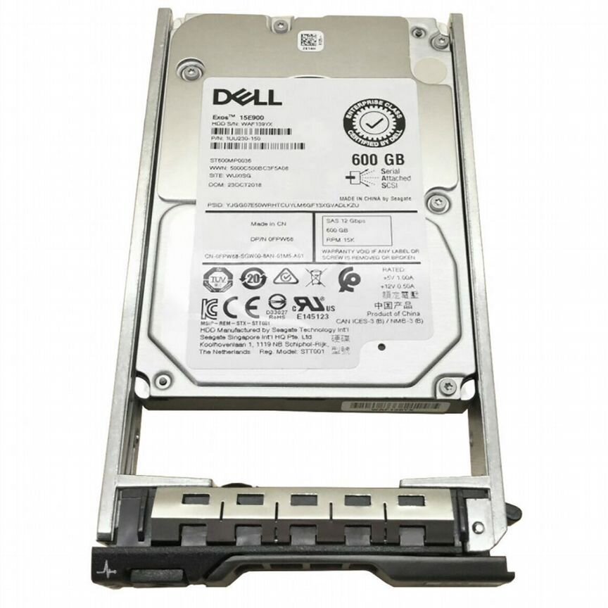 [FPW68] Жесткий Диск Dell 600gb Sas 2,5" Hdd Fpw68