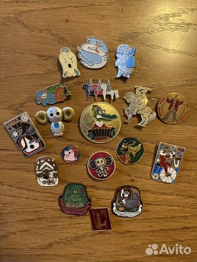 Детские значки и брошки СССР