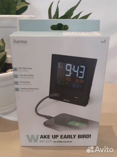 Часы радиобудильник hama