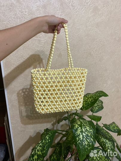 Сумка из бусин ручной работы