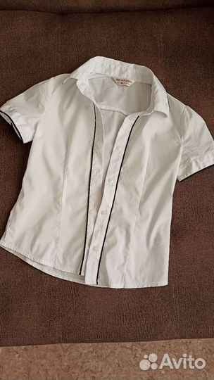 Рубашка белая школьная