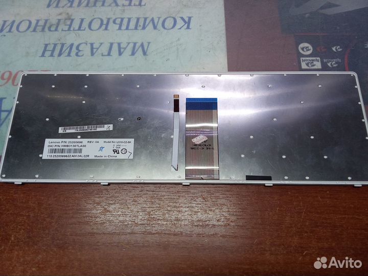 Клавиатура для ноутбука lenovo Z710 c подсветкой p
