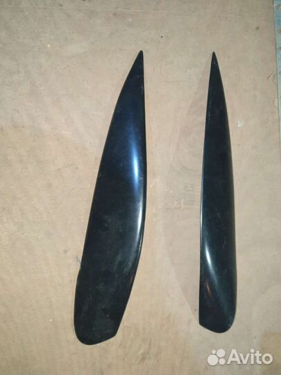 Ресницы фар на Mitsubishi Lancer 9