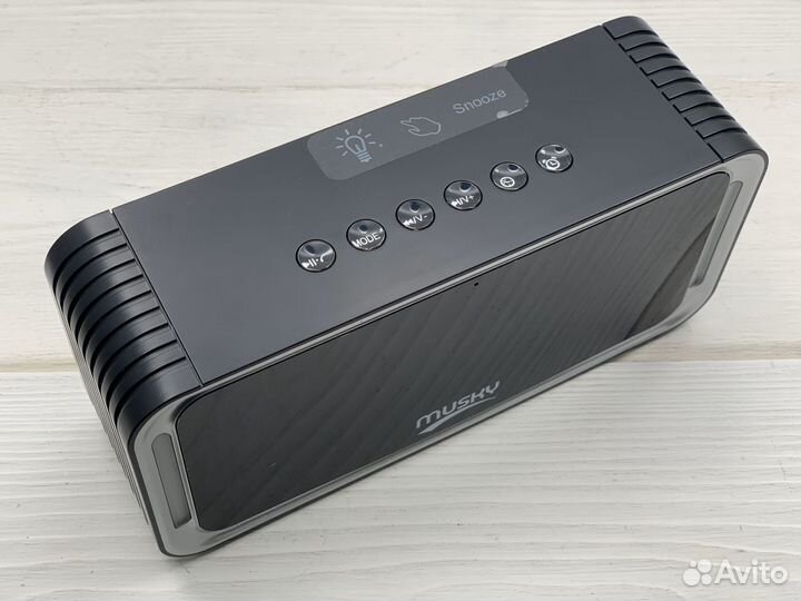 Блютуз колонка Musky DY-33 + часы, будильник