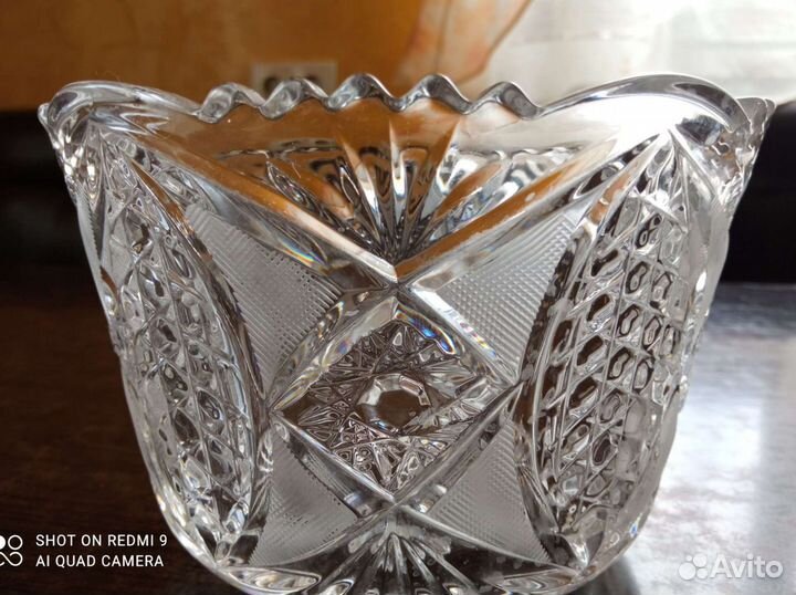 Салатник хрустальный