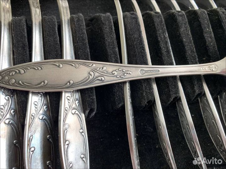 Набор столовых приборов мельхиор СССР 6 персон