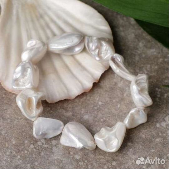 Браслет Жемчуг Перламутр Барокко