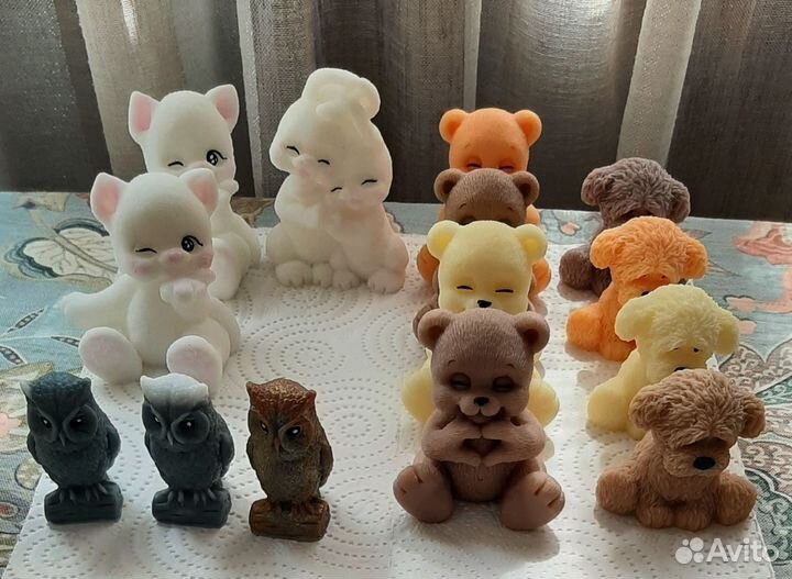 Милые питомцы из мыла