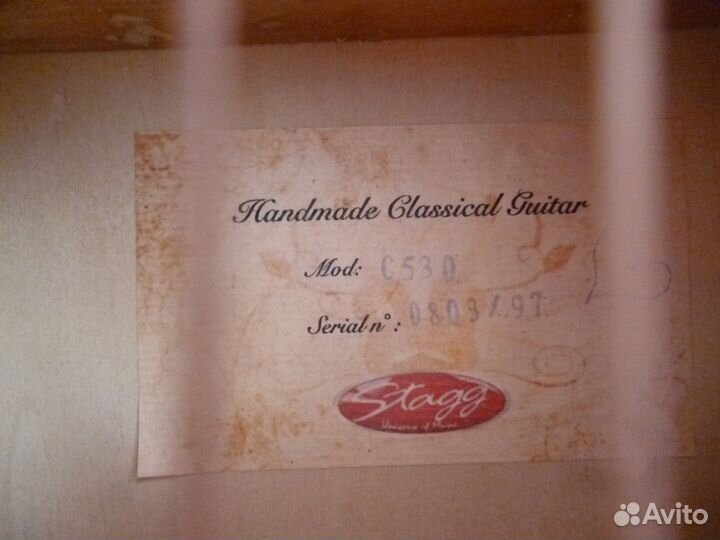 Гитара stagg 3\4 для обучения детей+чехол