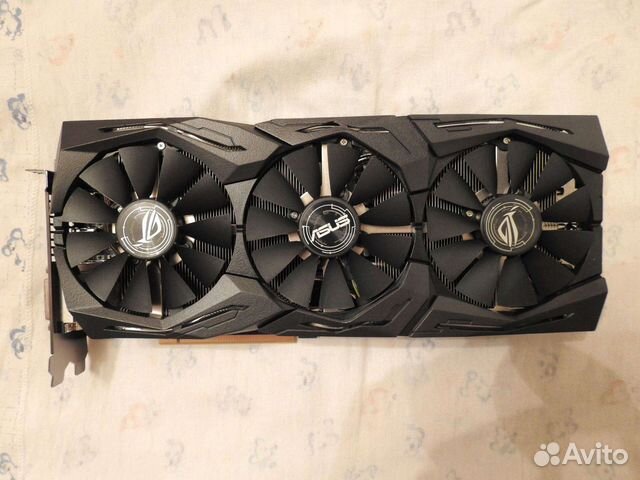 Asus Rog Strix RX580 8gb OC купить в Липецке | Электроника | Авито
