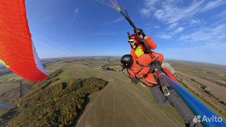 Полет на параплане с инструктором Нижний Новгород