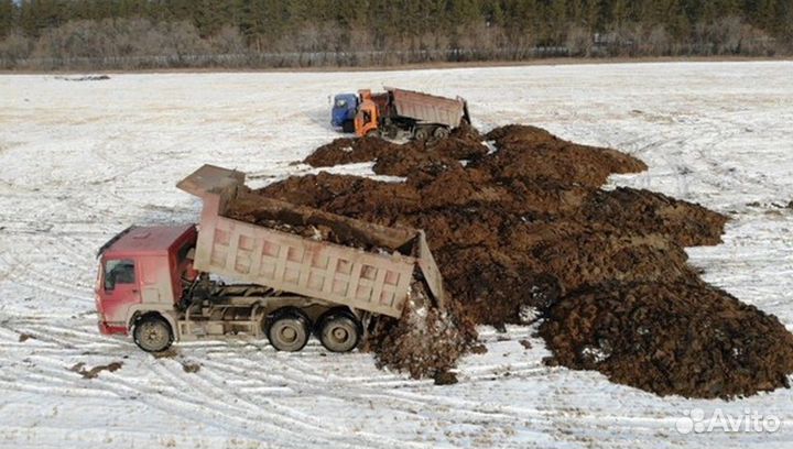 Помет куриный, переработанный с растительной подст