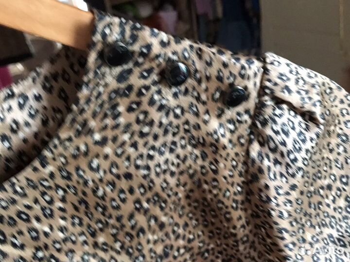 Блуза леопардовая