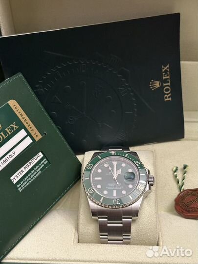 Часы rolex submariner hulk