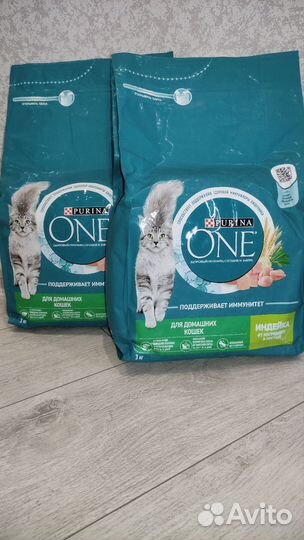 Корм Purina one 3 кг. Индейка