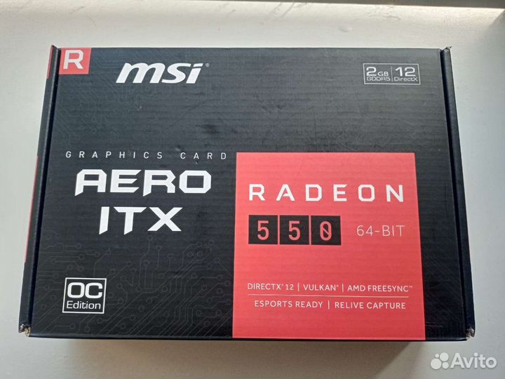 Видеокарта Radeon 550 2gb