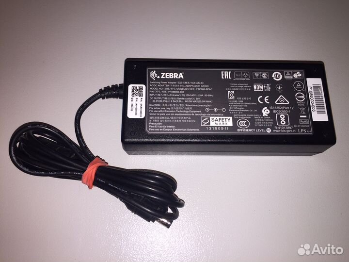 Блок питания для термопринтера Zebra (Зебра)
