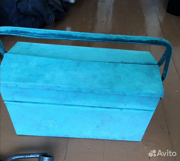 Бронь. Ящик для инструмента металлический СССР