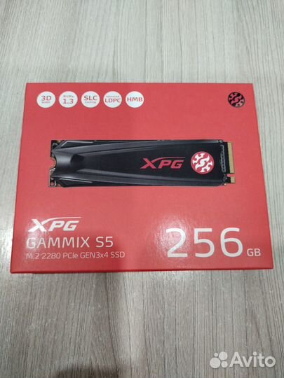 SSD M.2 XPG gammix S5 256 Гб